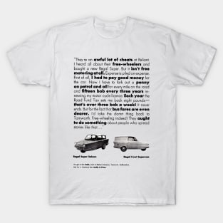 RELIANT REGAL - advert T-Shirt